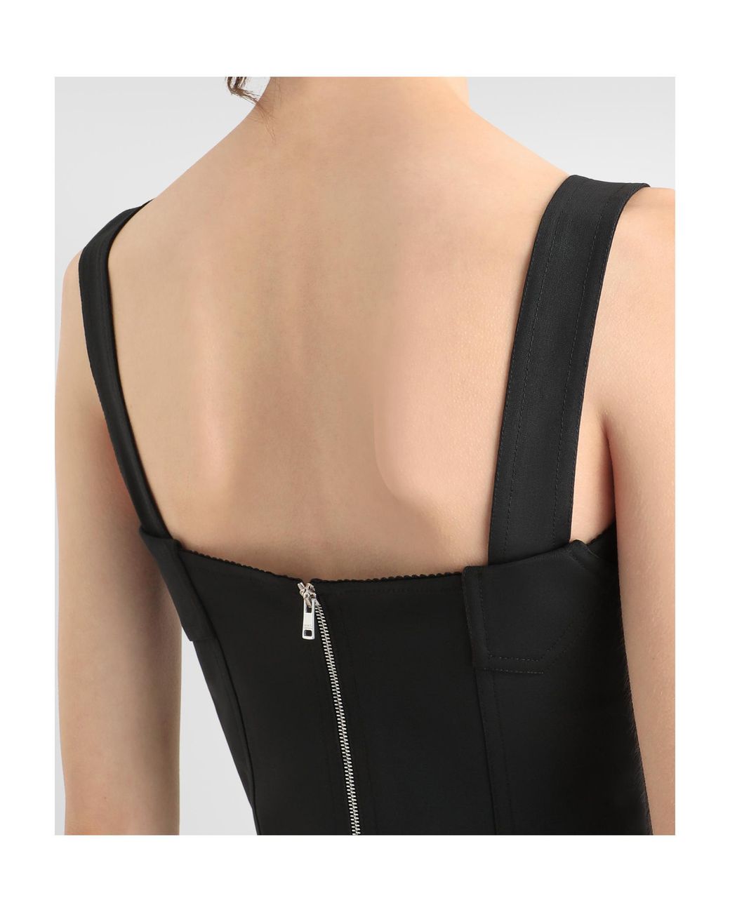 Dolce & Gabbana Black Bustier Top