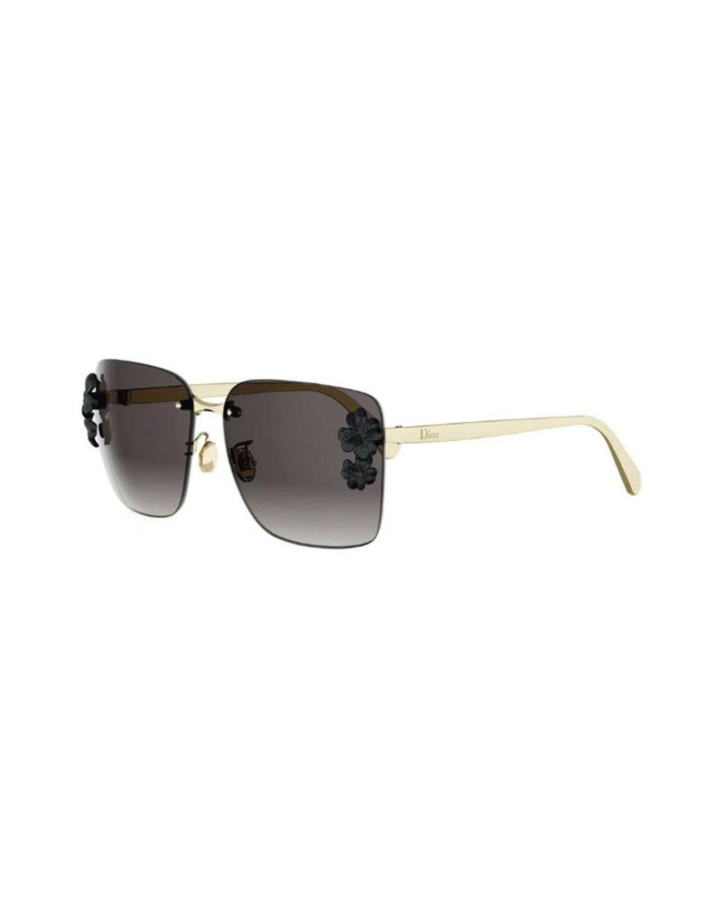 Dior Metallic Rimless Sunglasses