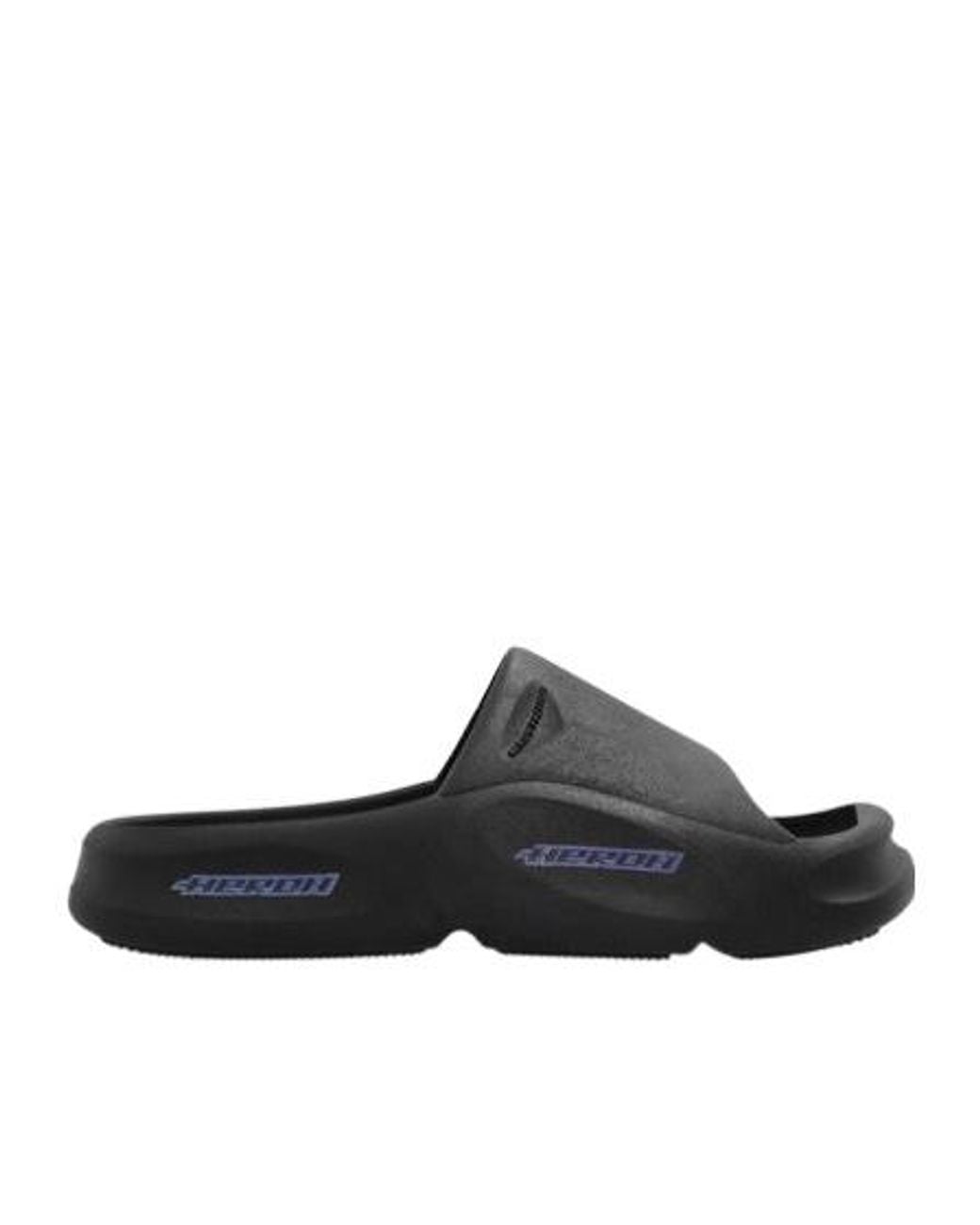 Heron Preston Black Square Toe Slip-On Slides for men