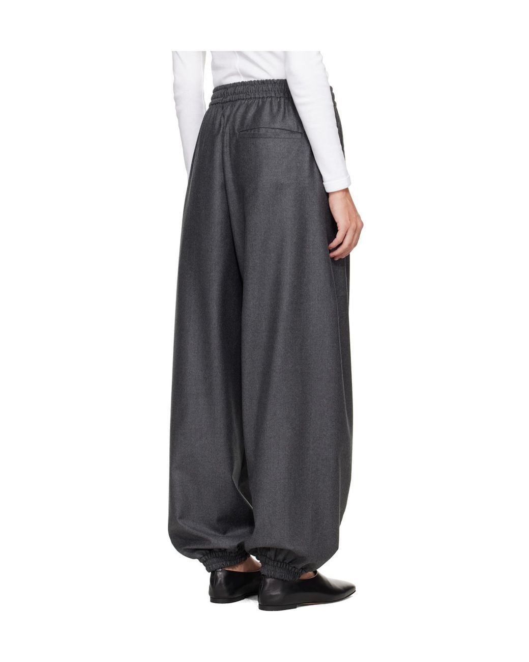 Rohe Gray Elasticated Drawstring Track Pants
