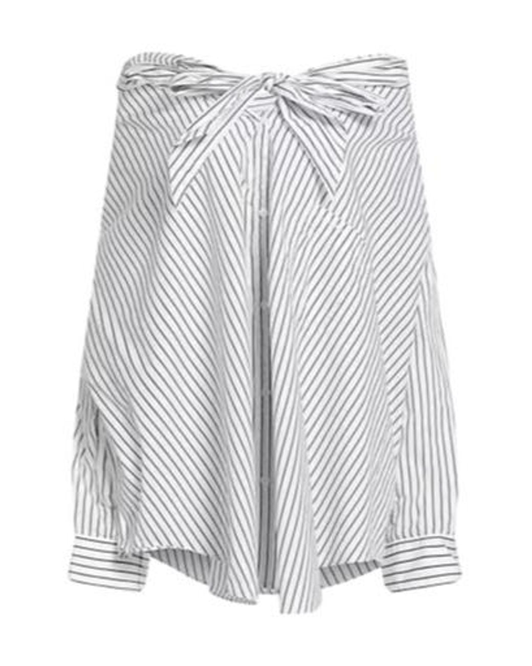 Balenciaga Gray Striped Shirts