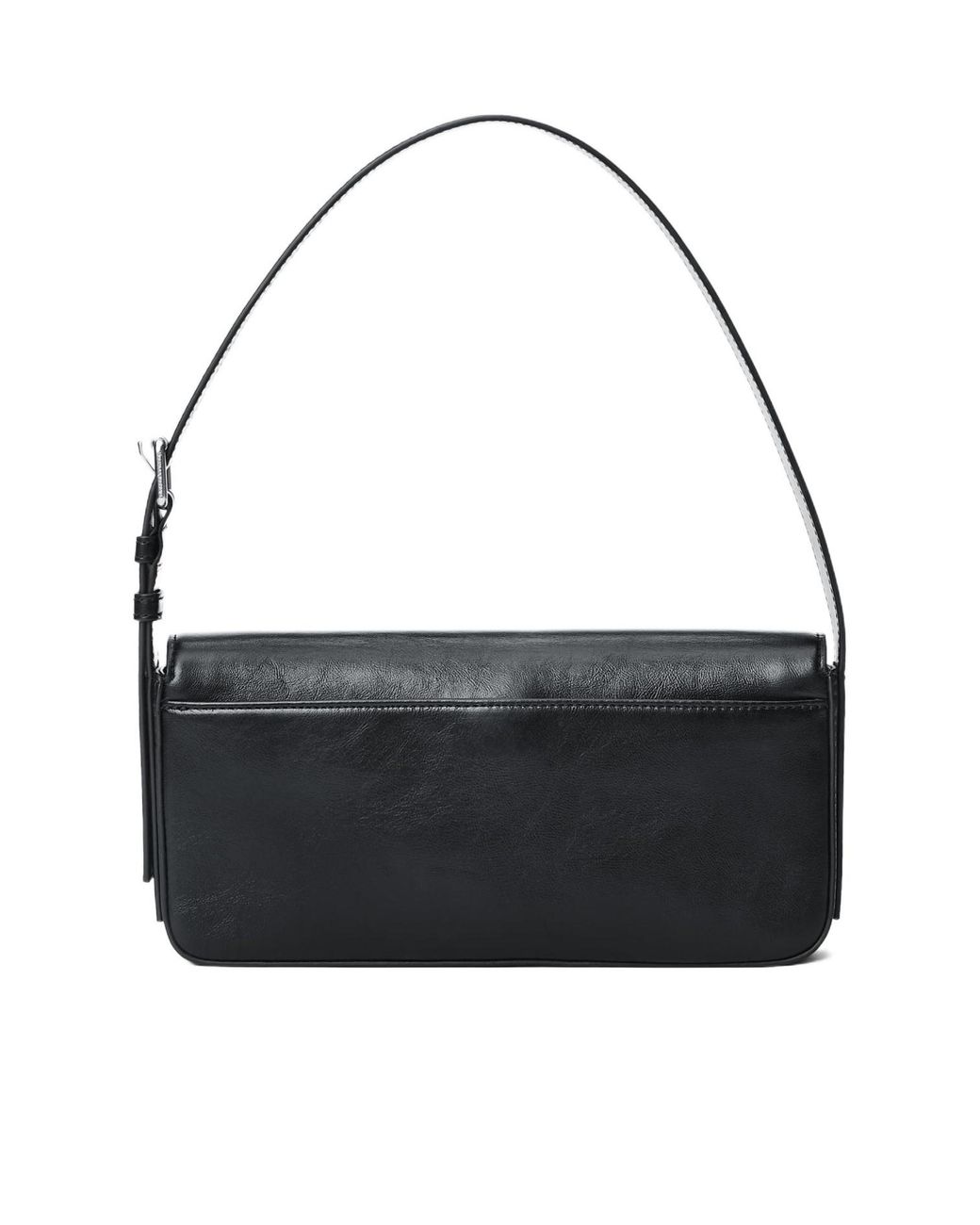 Alexander Wang Black Punch Flap Shoulder Bag