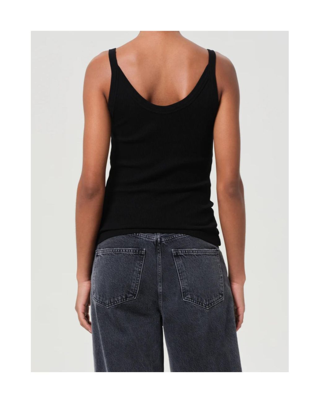 Agolde Black Jordan Tank