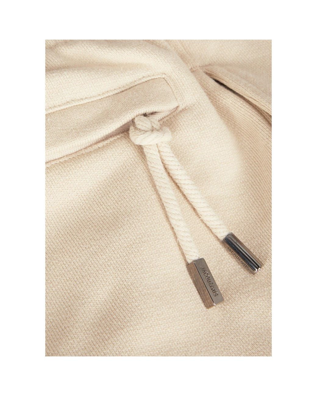 Jacquemus Natural Elastic-Waist Straight-Leg Sweatpants