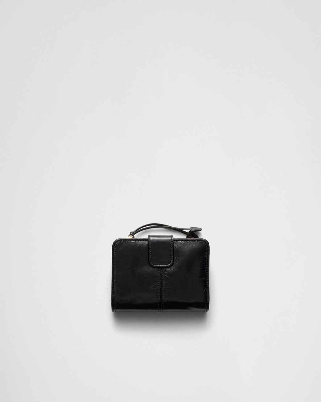 Prada Black Small Leather Wallet