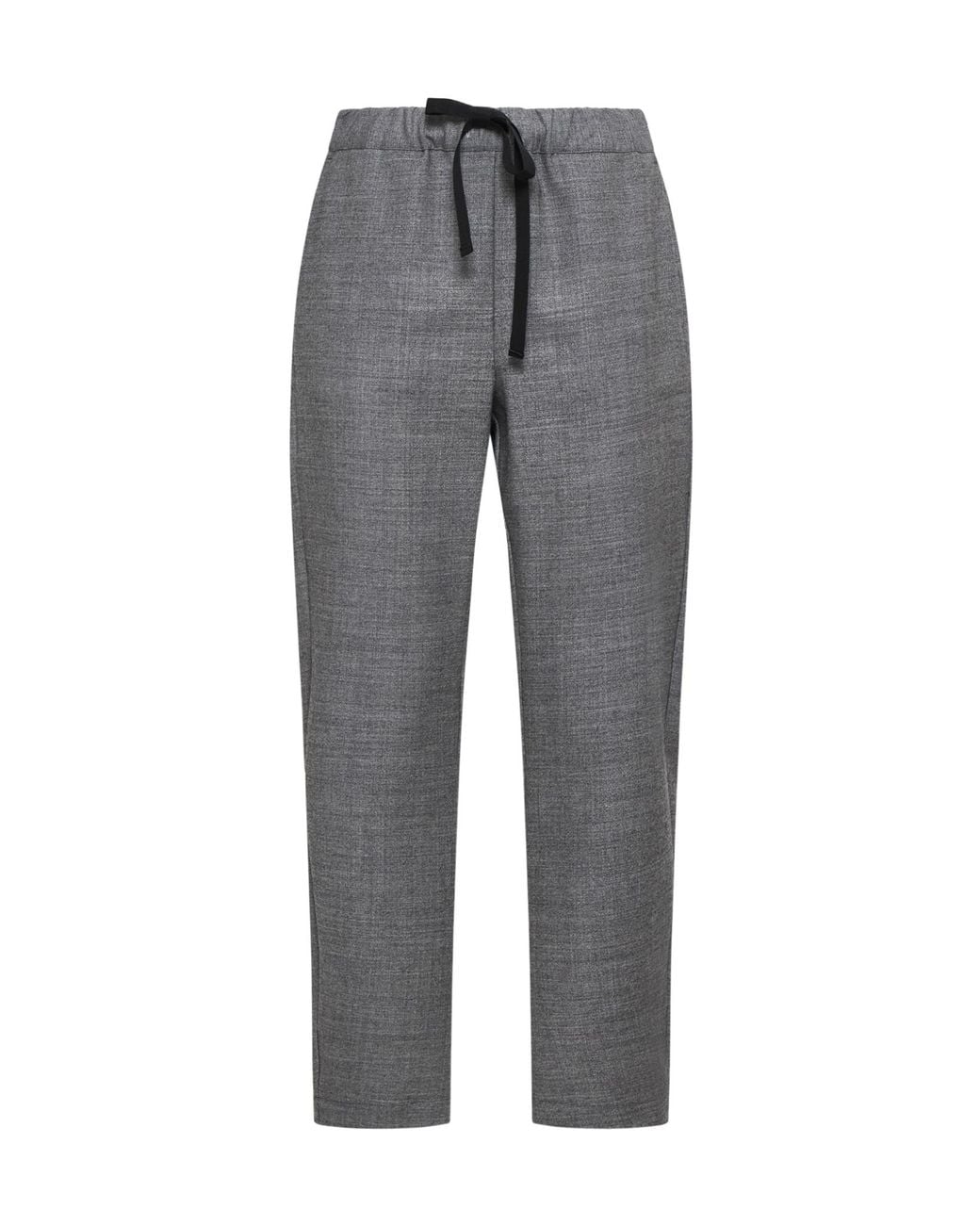 Semicouture Gray Semi Couture Tapered Virgin Wool Pants
