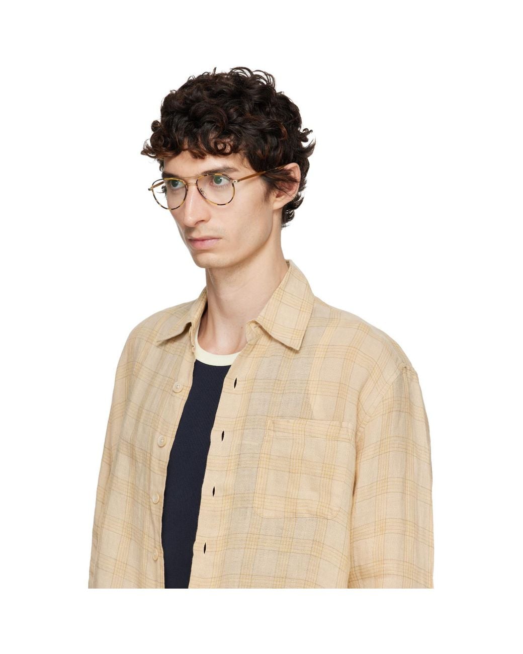 Garrett Leight Multicolor Linnie Non-Prescription Glasses for men