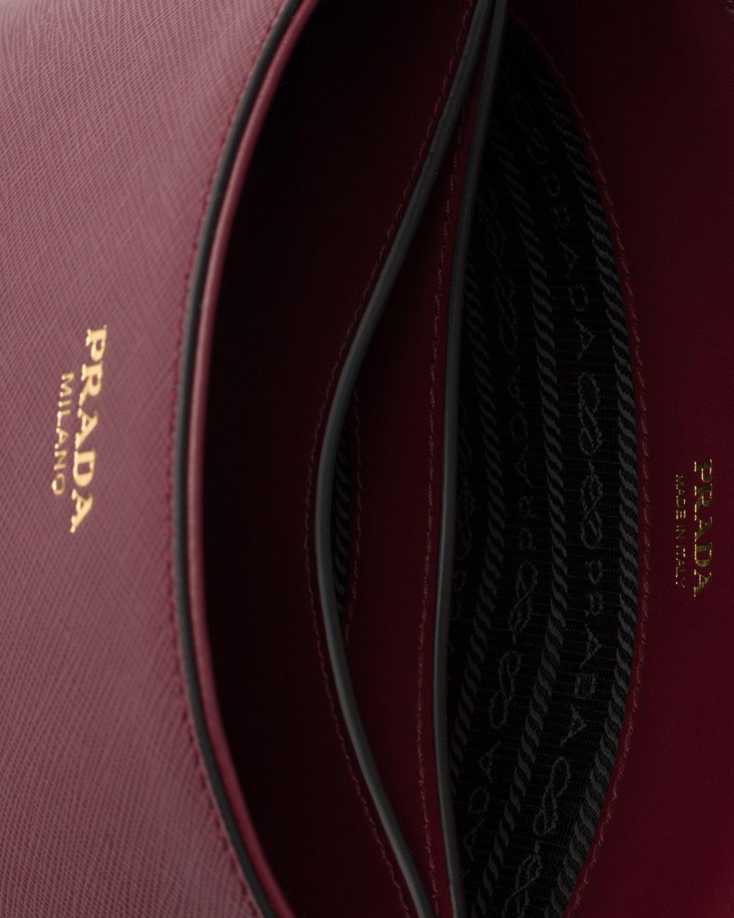 Prada Red Saffiano Leather Mini Bucket Bag
