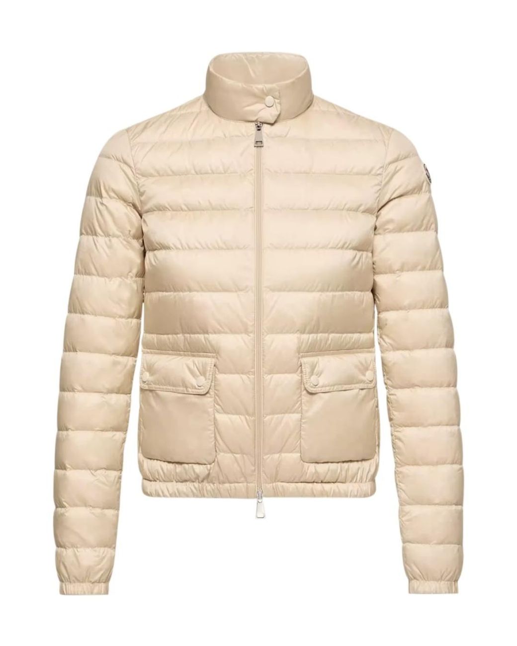 Moncler Natural Lans Short Down Jacket L