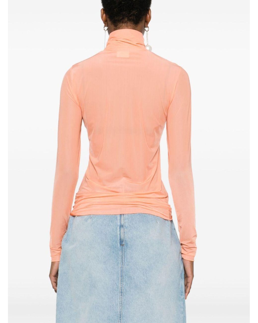 Dries Van Noten Pink Long-Sleeved Sweater