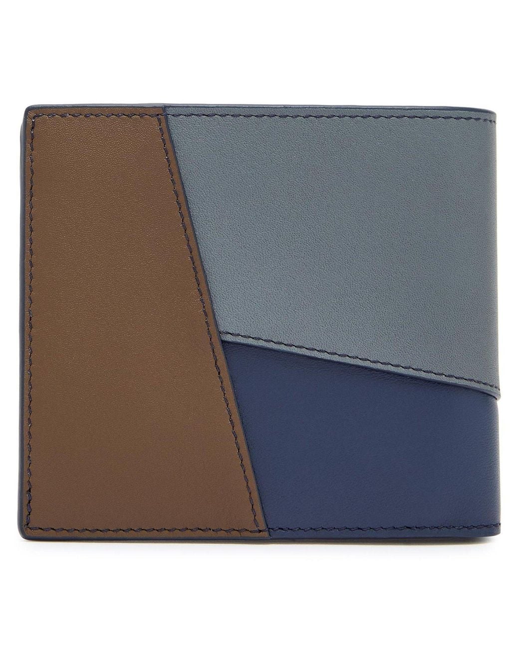 Loewe Blue Leather Wallet for men