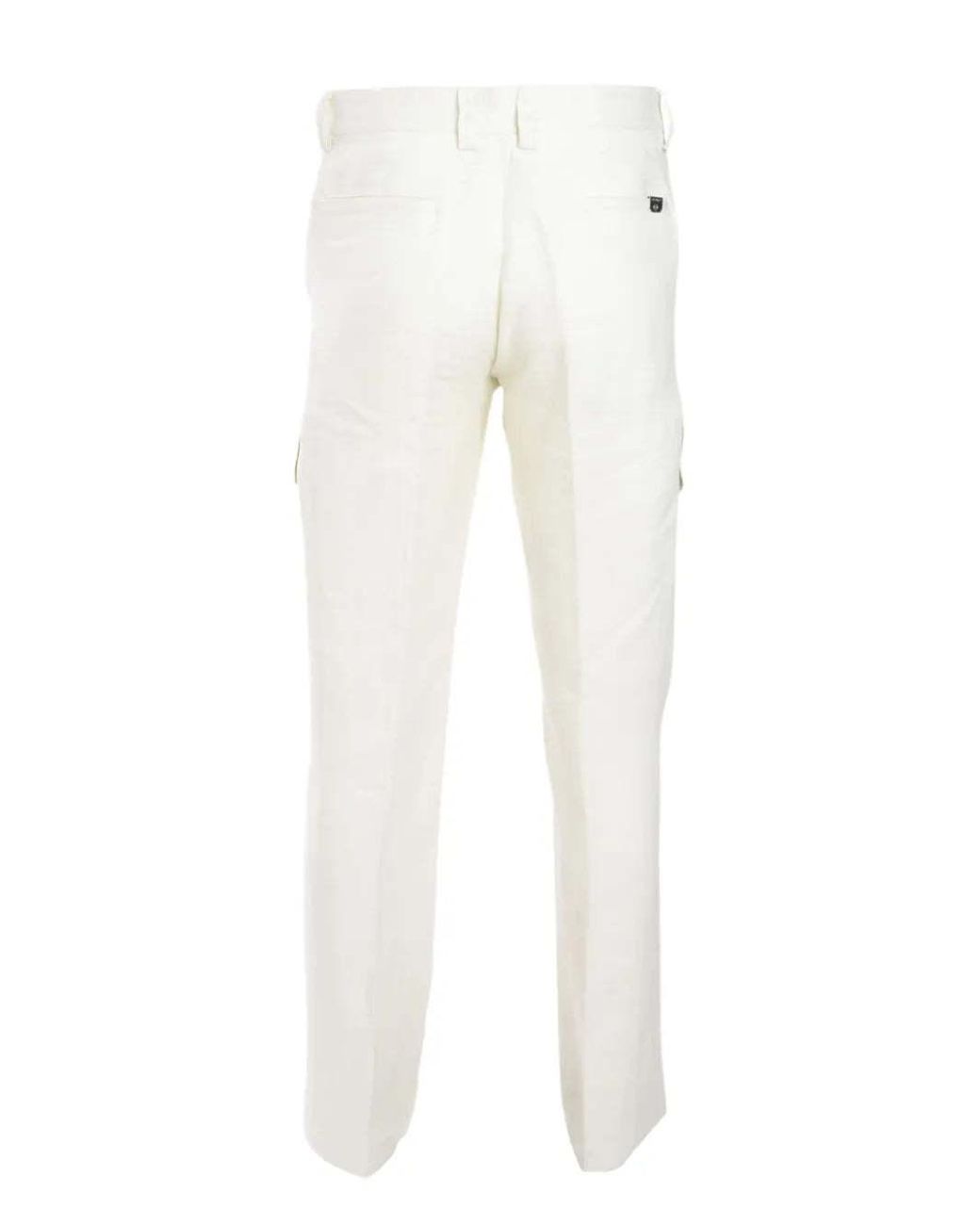 Off-White c/o Virgil Abloh White Slim-Cut Cargo Trousers for men