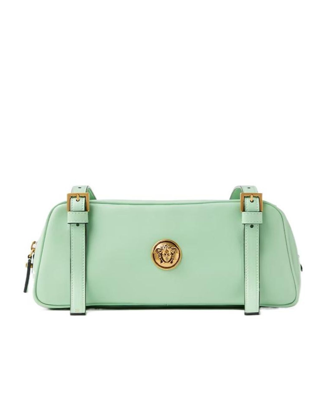 Versace Green Emblème Bowling Bag