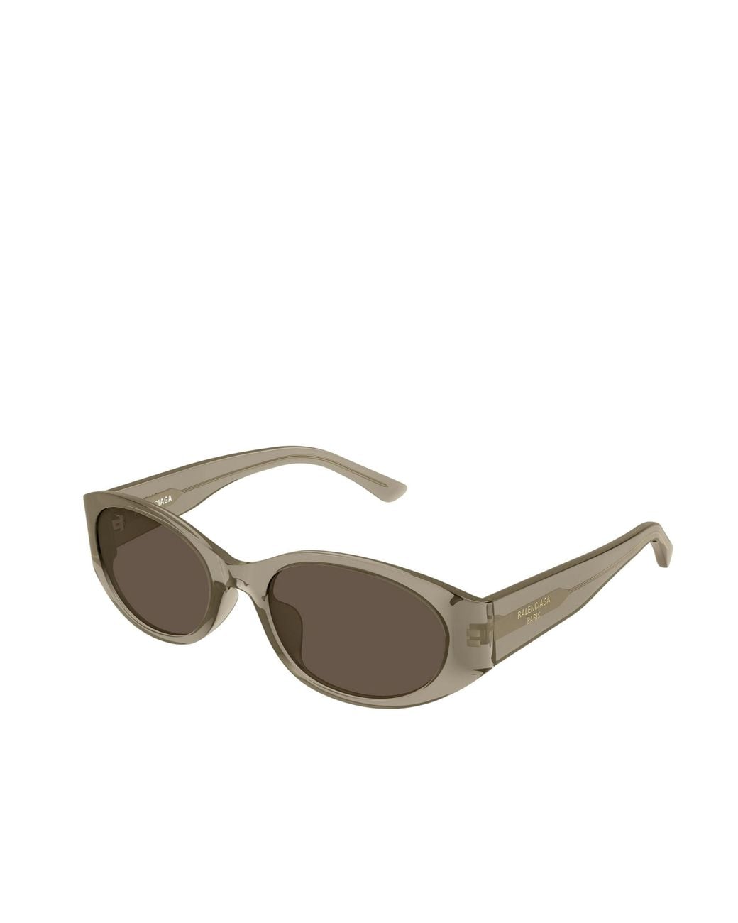 Balenciaga Eyewear Oval Frame Sunglasses | Lyst