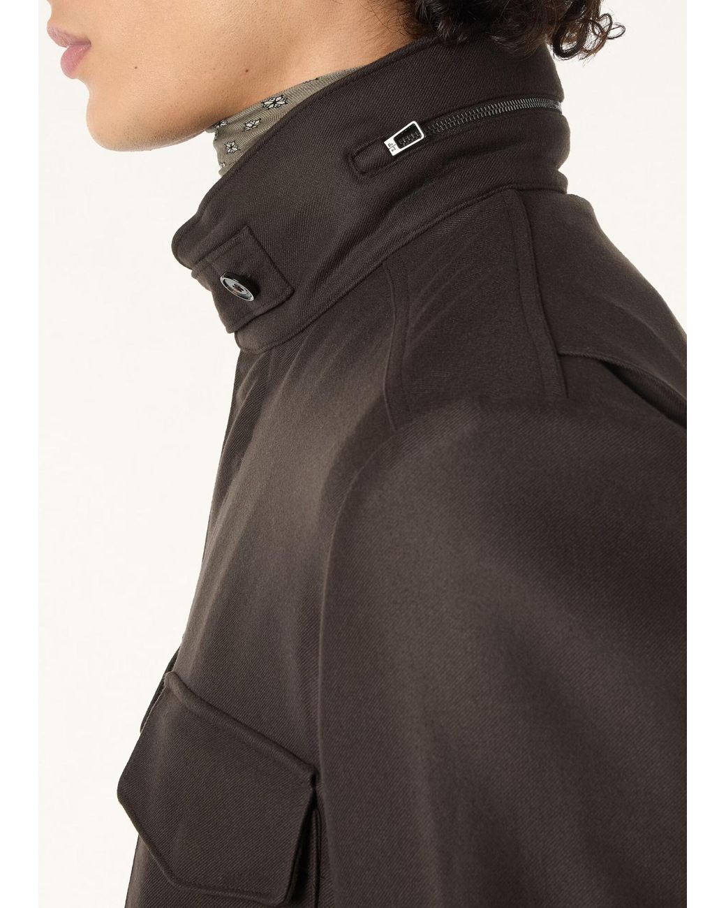 Loro Piana Black The Gift Of Kings Traveler Military Jacket for men
