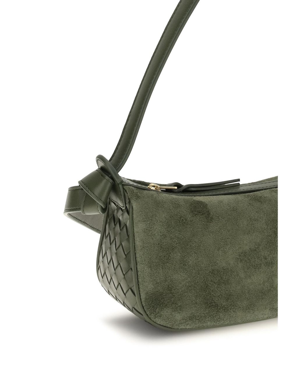 Bottega Veneta Green Nodo Shoulder Bag