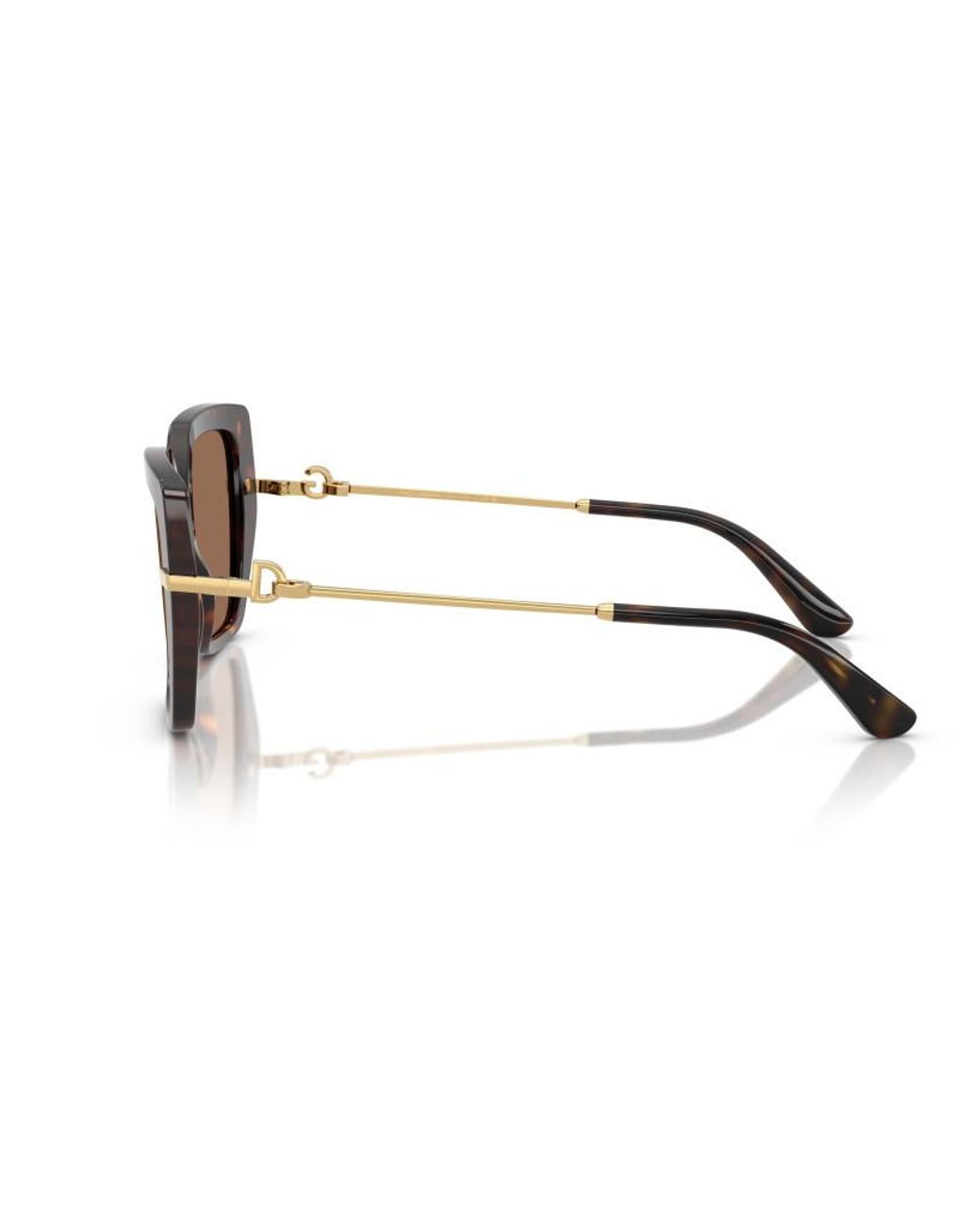 Dolce & Gabbana Brown Eyewear Butterfly Frame Sunglasses