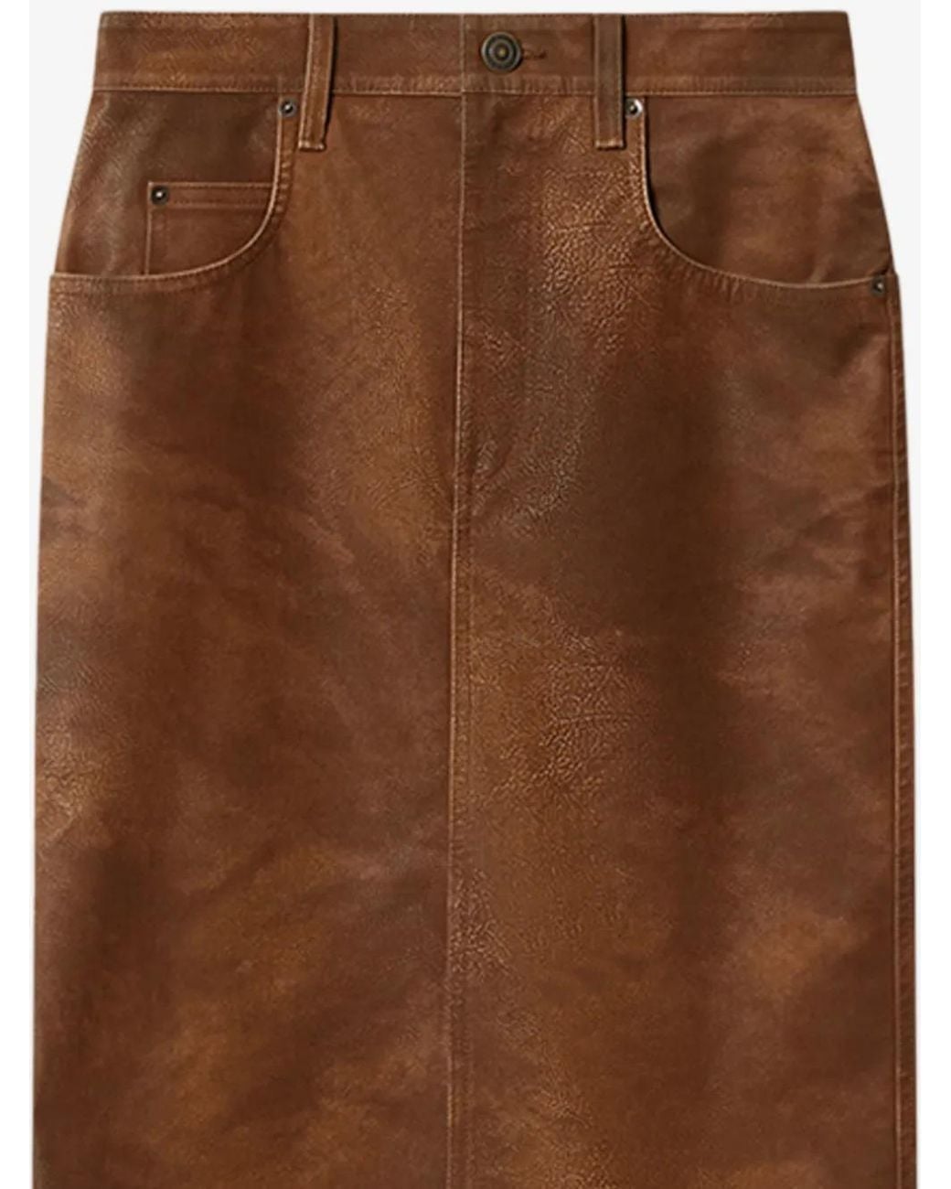 Isabel Marant Brown Pleated Skirt