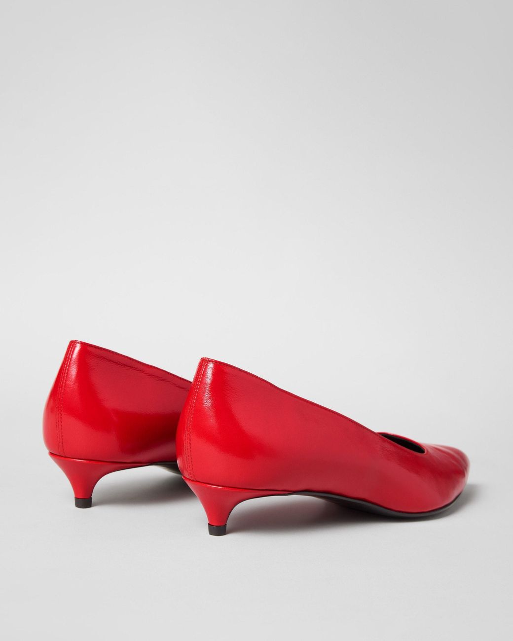 Céline Red Kitten Pump