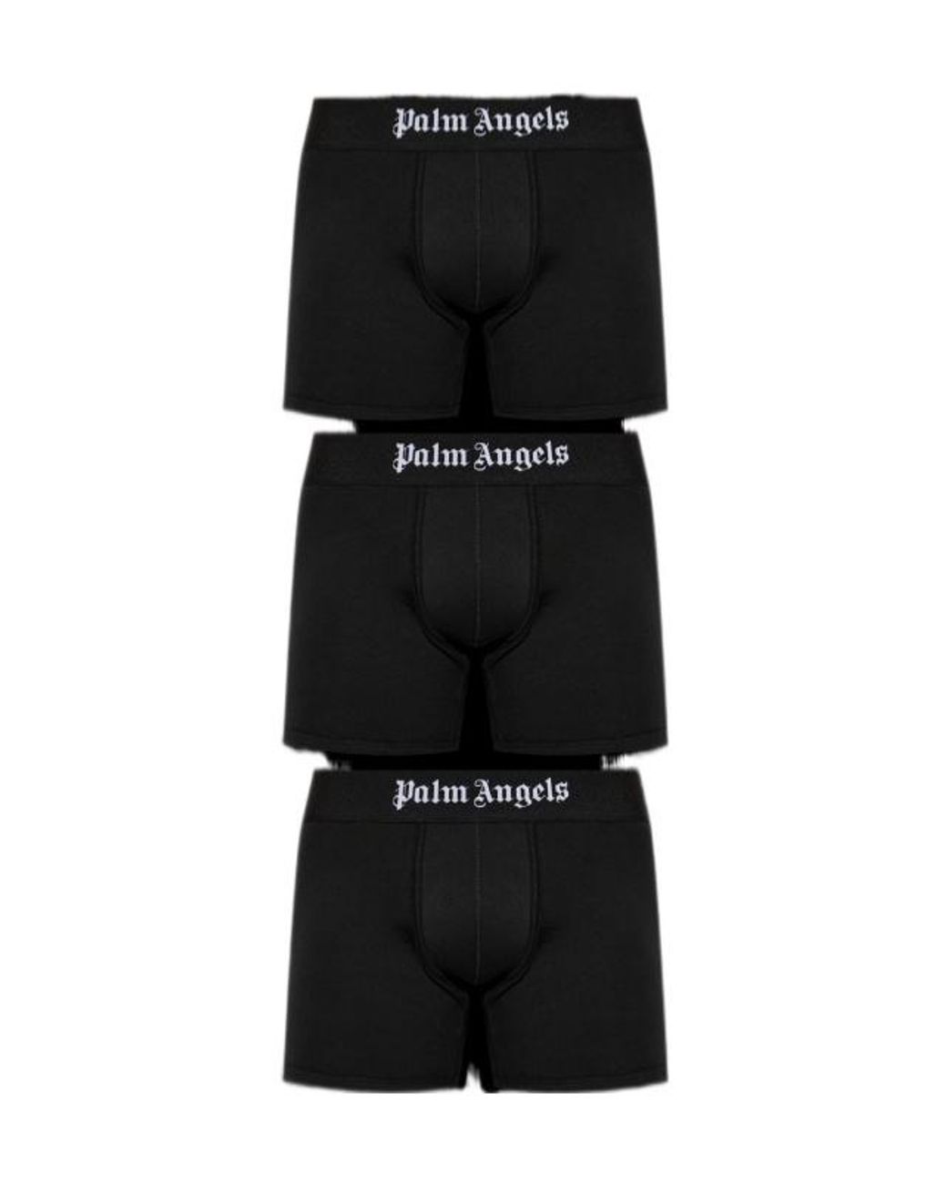 Palm Angels Black Boxer Brief Set for men