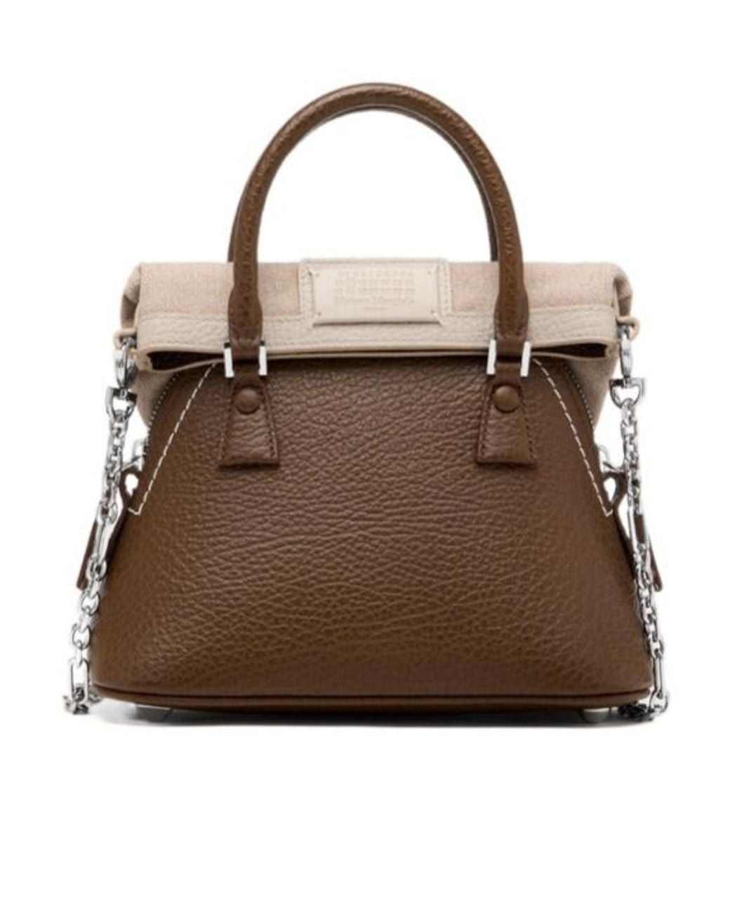 Maison Margiela Brown 5Ac Classique Micro Tote Bag