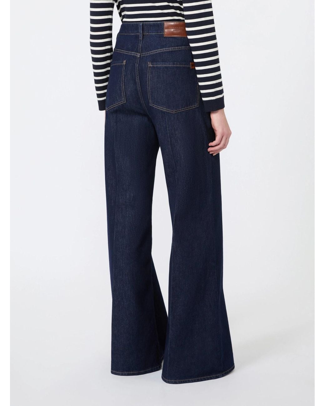 Weekend by Maxmara Blue Wkdsport Wide Leg Jeans
