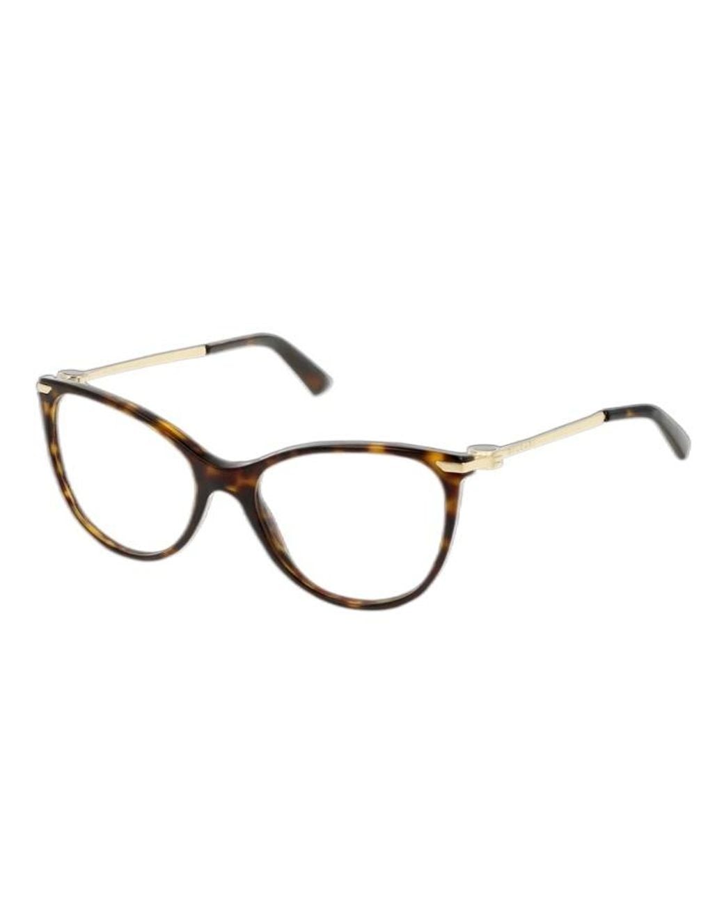 BVLGARI Metallic Round-Frame Non-Prescription Glasses