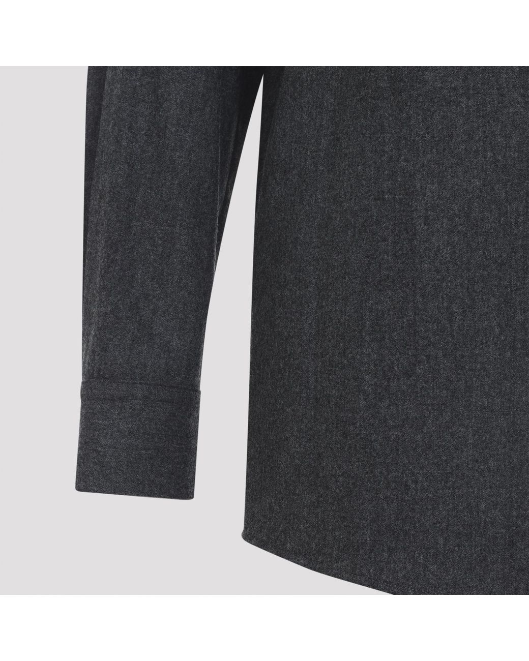 Khaite Blue Long-Sleeved Buttoned Shirt