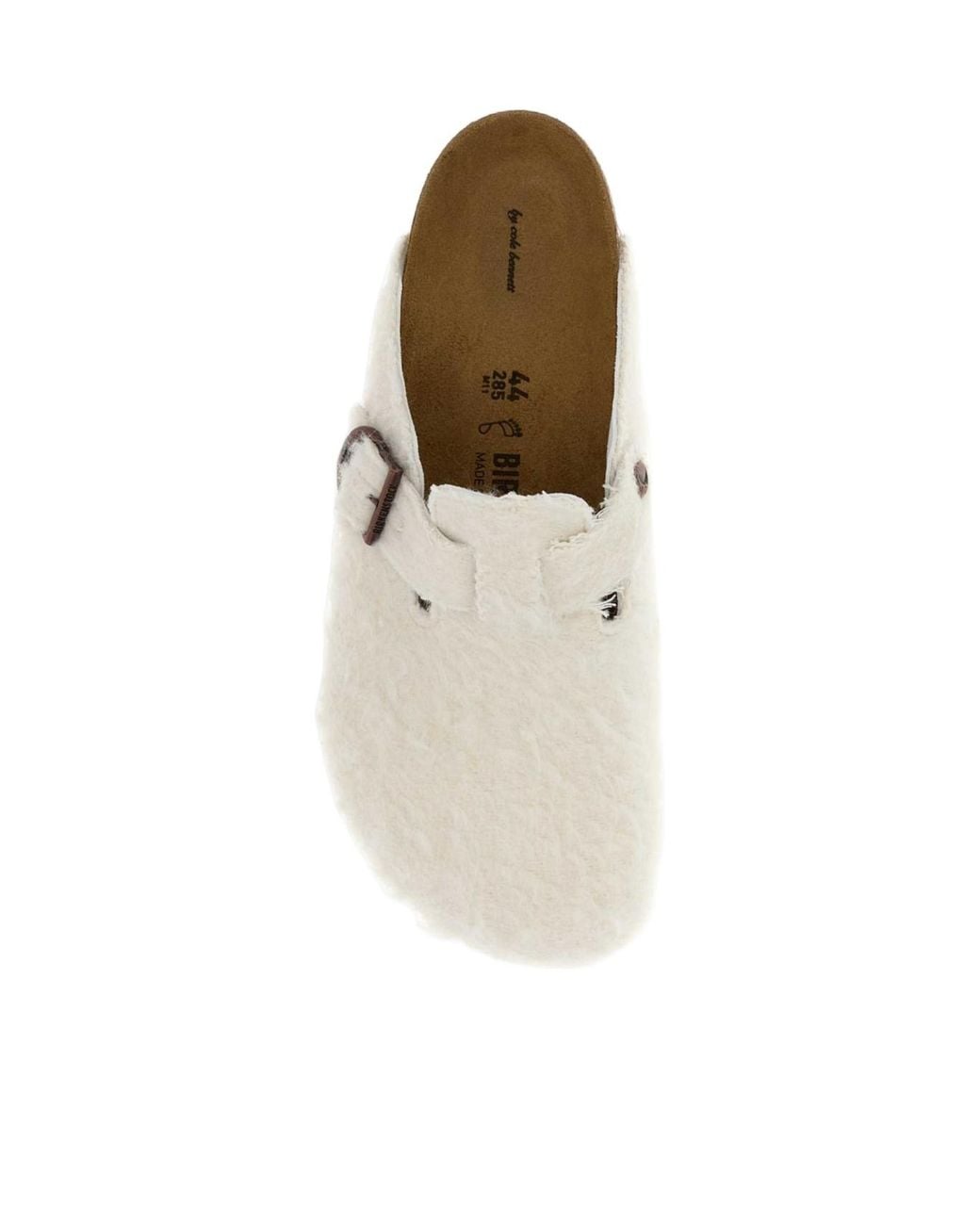 Birkenstock Boston Wool Clogs in White for Men | Lyst