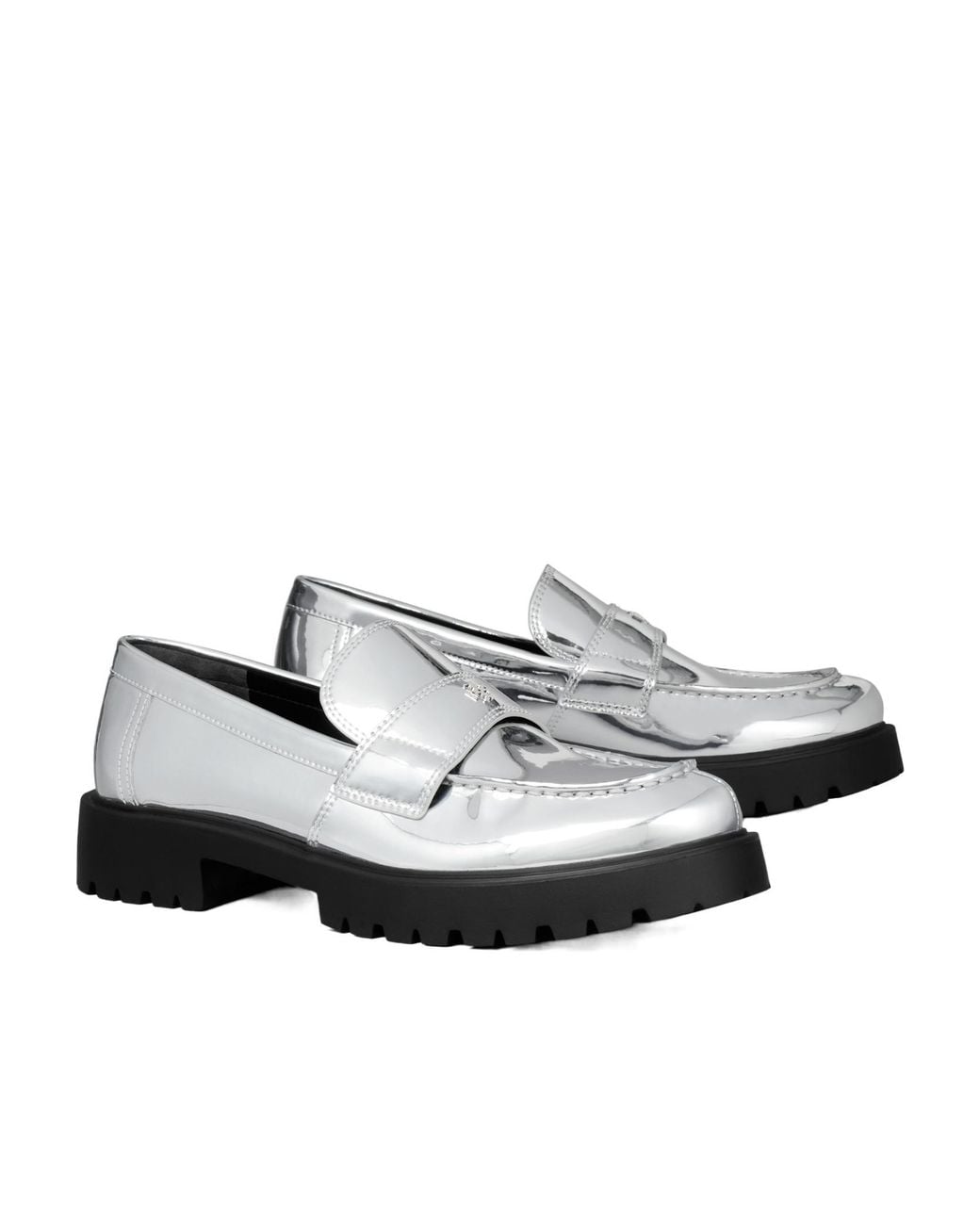 Tory Burch White Flat Shoes
