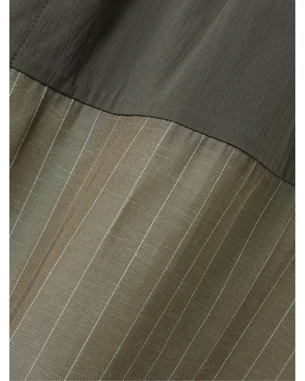 St. Agni Green Pinstriped Trousers