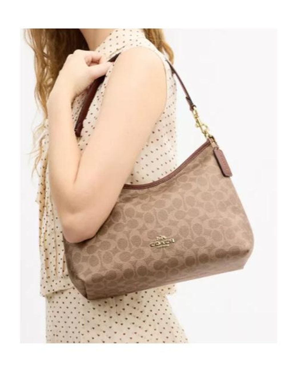 COACH Brown Laurel Shoulder Bag