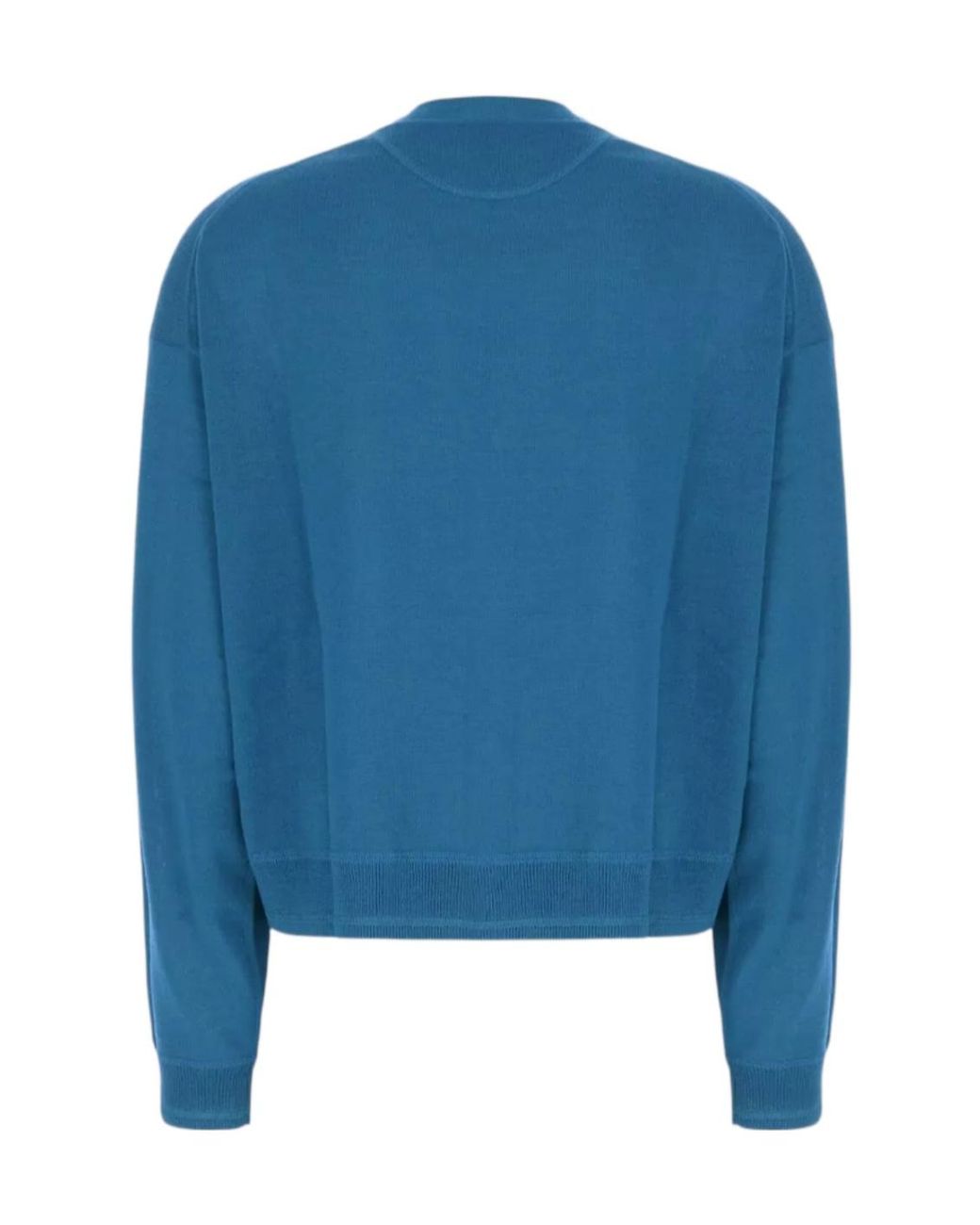 Paul Smith Blue V-Neck Button-Up Cardigan