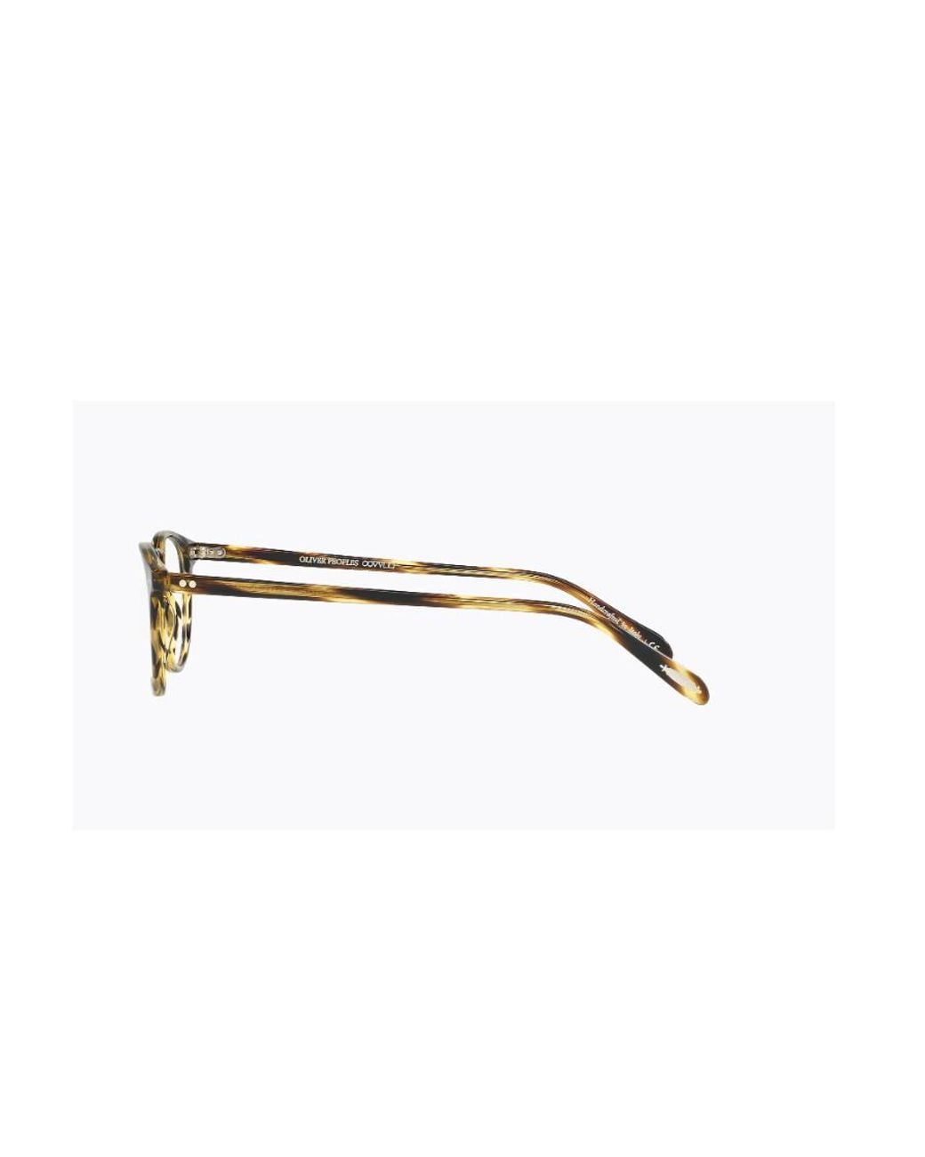 Oliver Peoples Metallic Round Glasses for men