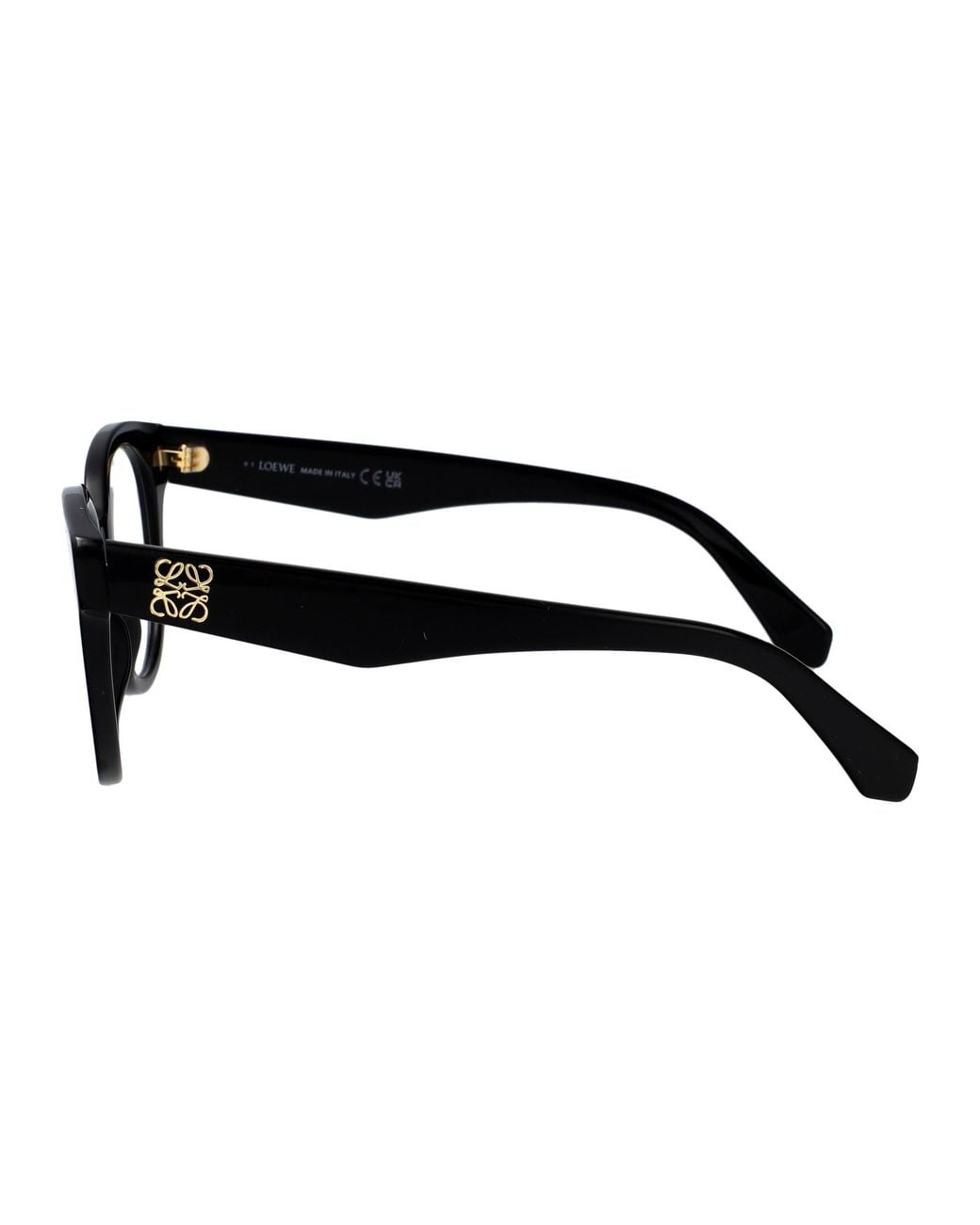 Loewe White Round Frame Glasses
