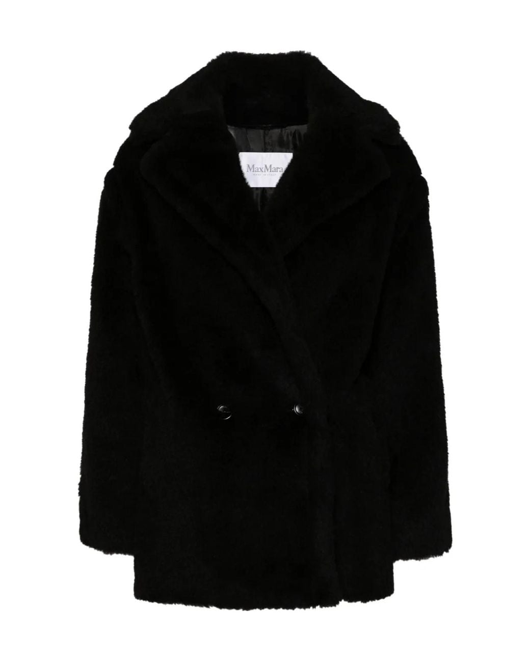 Max Mara Black Long-Sleeved Coat