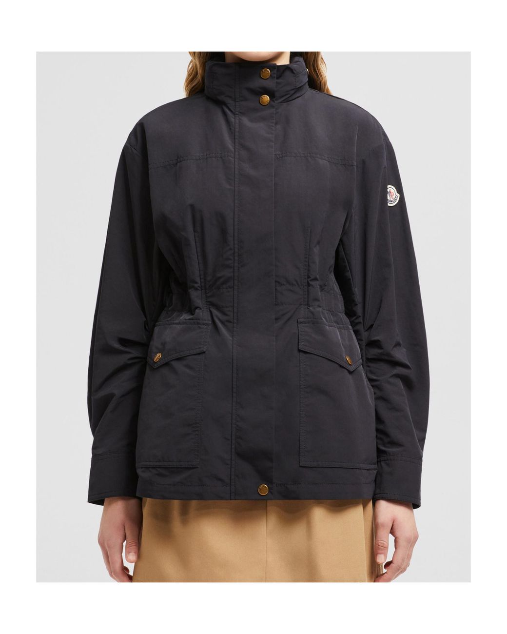 Moncler Black Nades High-Neck Jacket