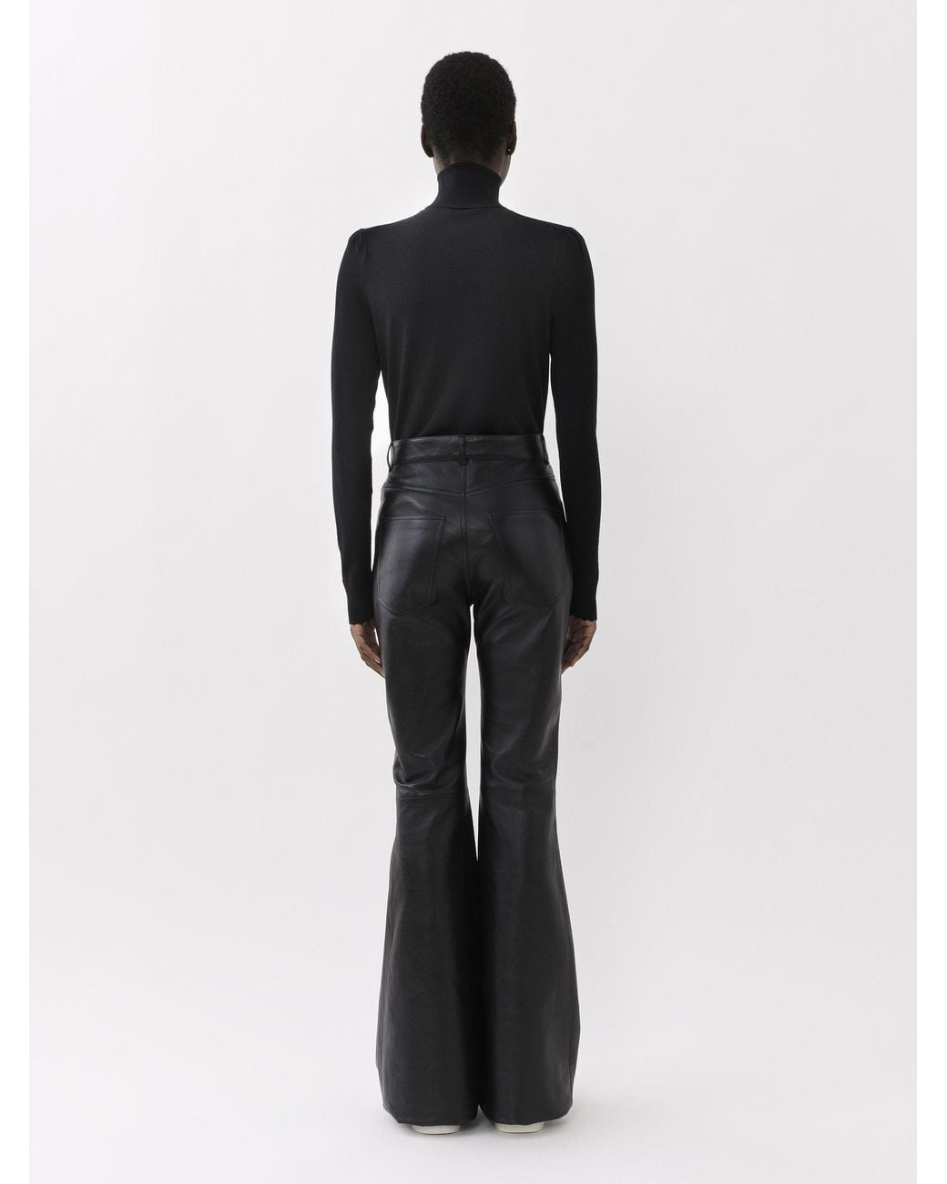Chloé Black Chloé High-Neck Knitted Jumper