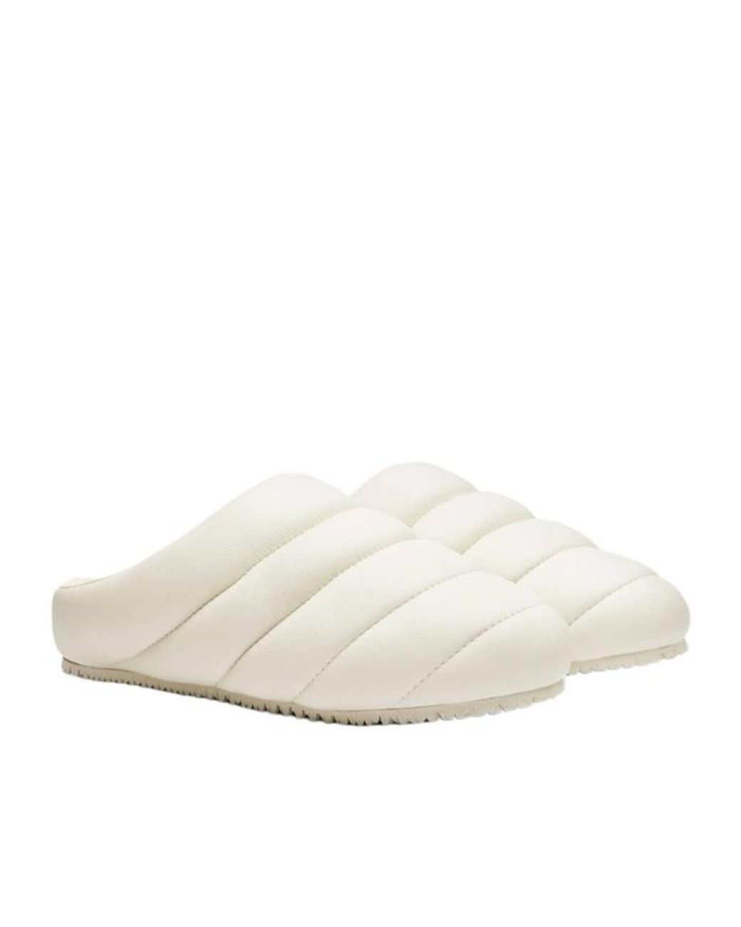 Axel Arigato White Round-Toe Slippers