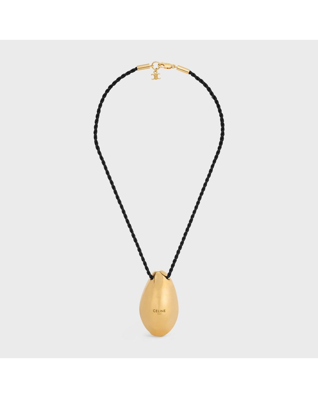 Céline Metallic Défilé Shell Necklace