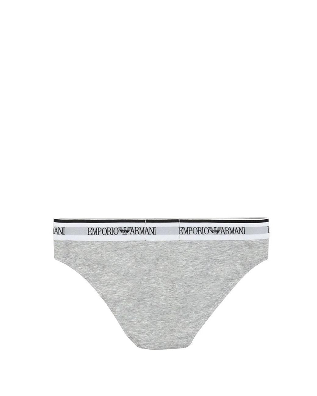 Emporio Armani White Logo Underwear for men