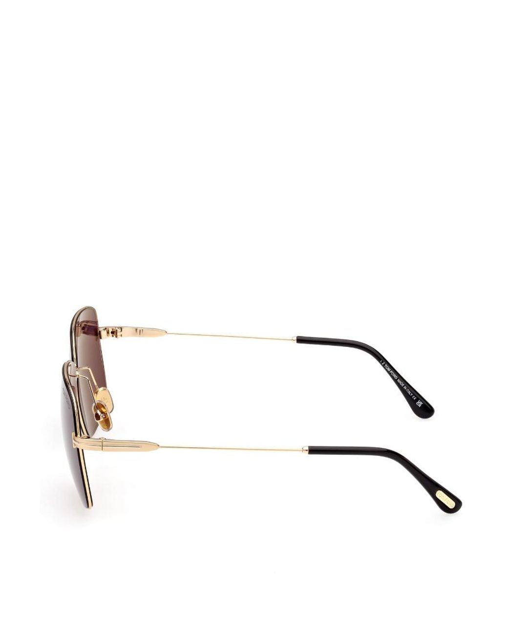 Tom Ford Purple Logo Sunglasses for men