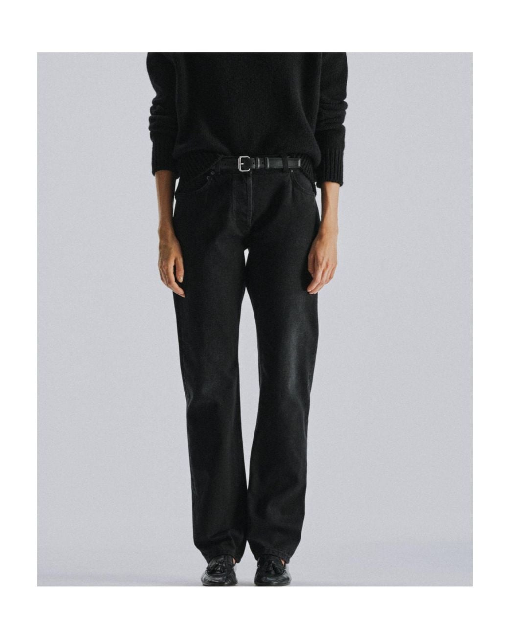 The Row Black Imma Jeans