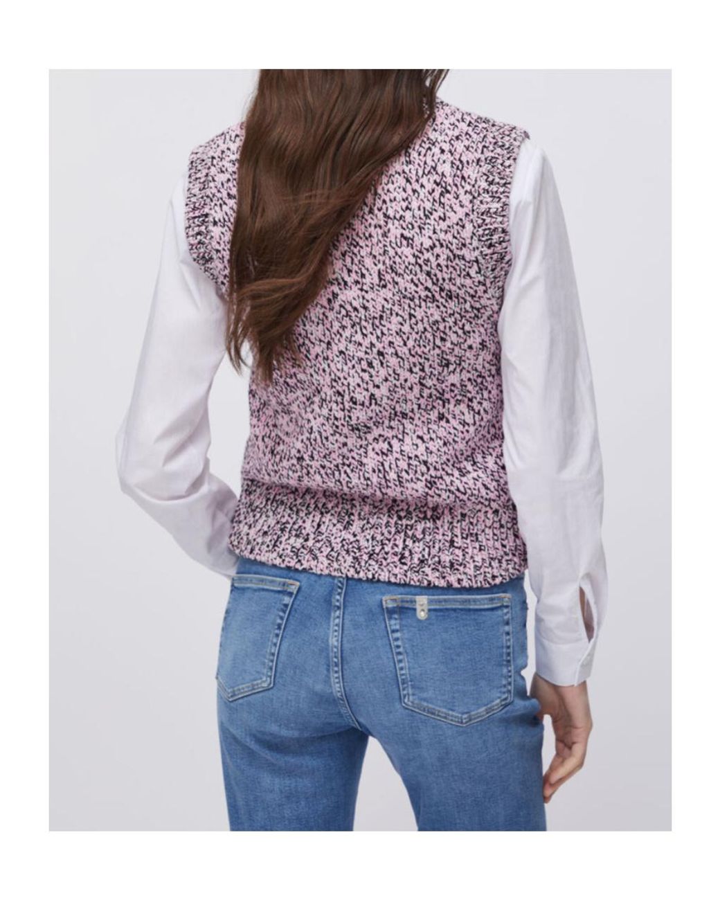 Liu Jo Purple Crystal-Embellished Vest