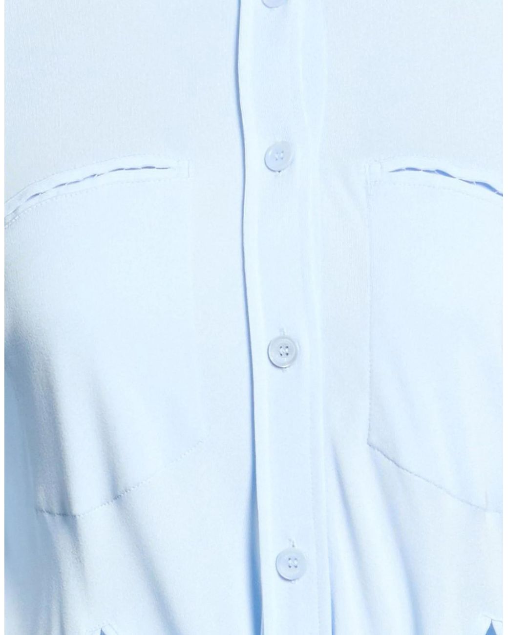 Burberry Blue Solid Colour Shirts