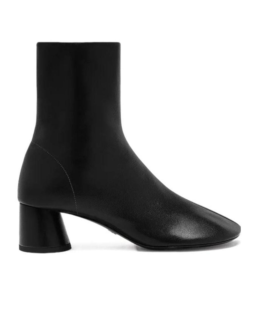 Proenza Schouler Black Glove Leather Ankle Boots