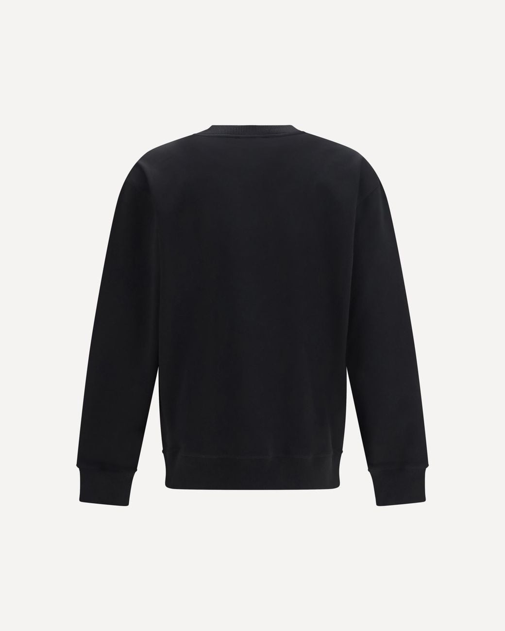 Balmain Blue Embroidered Logo Crewneck Sweatshirt for men