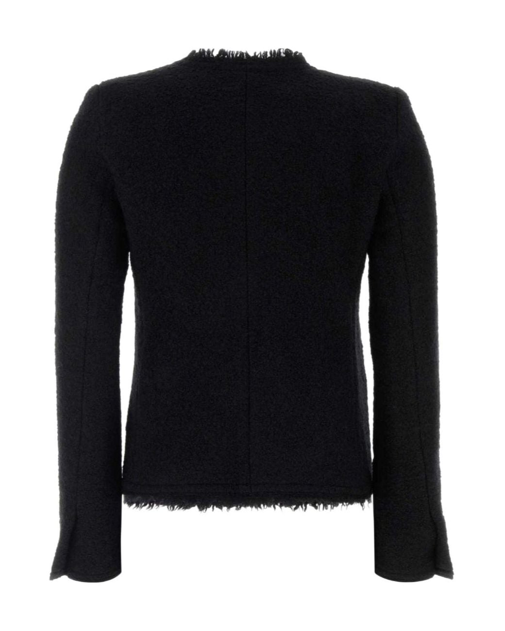 Isabel Marant Black Suely Bouclé Double-Breasted Blazer