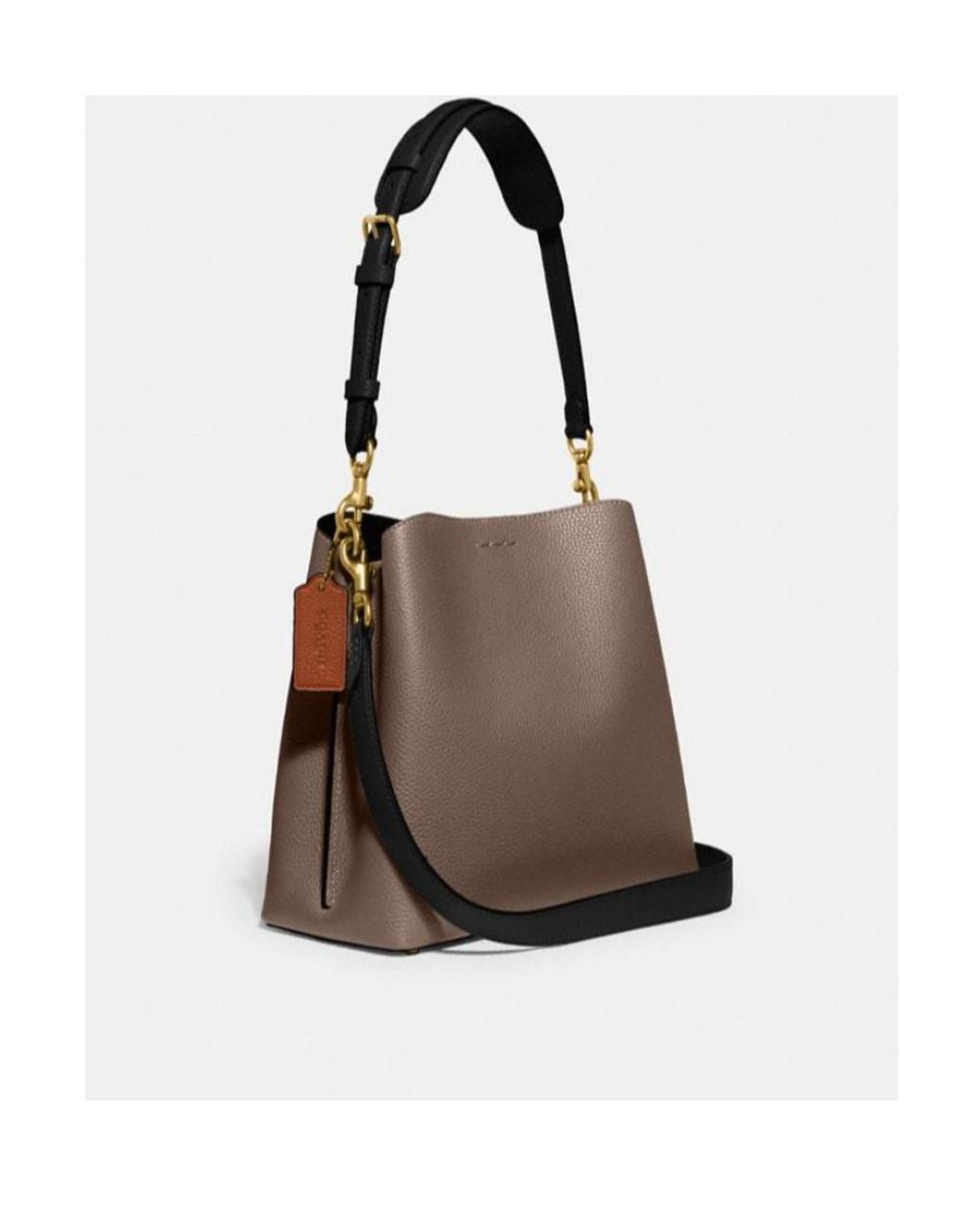 COACH Brown Willow Bucket Bag