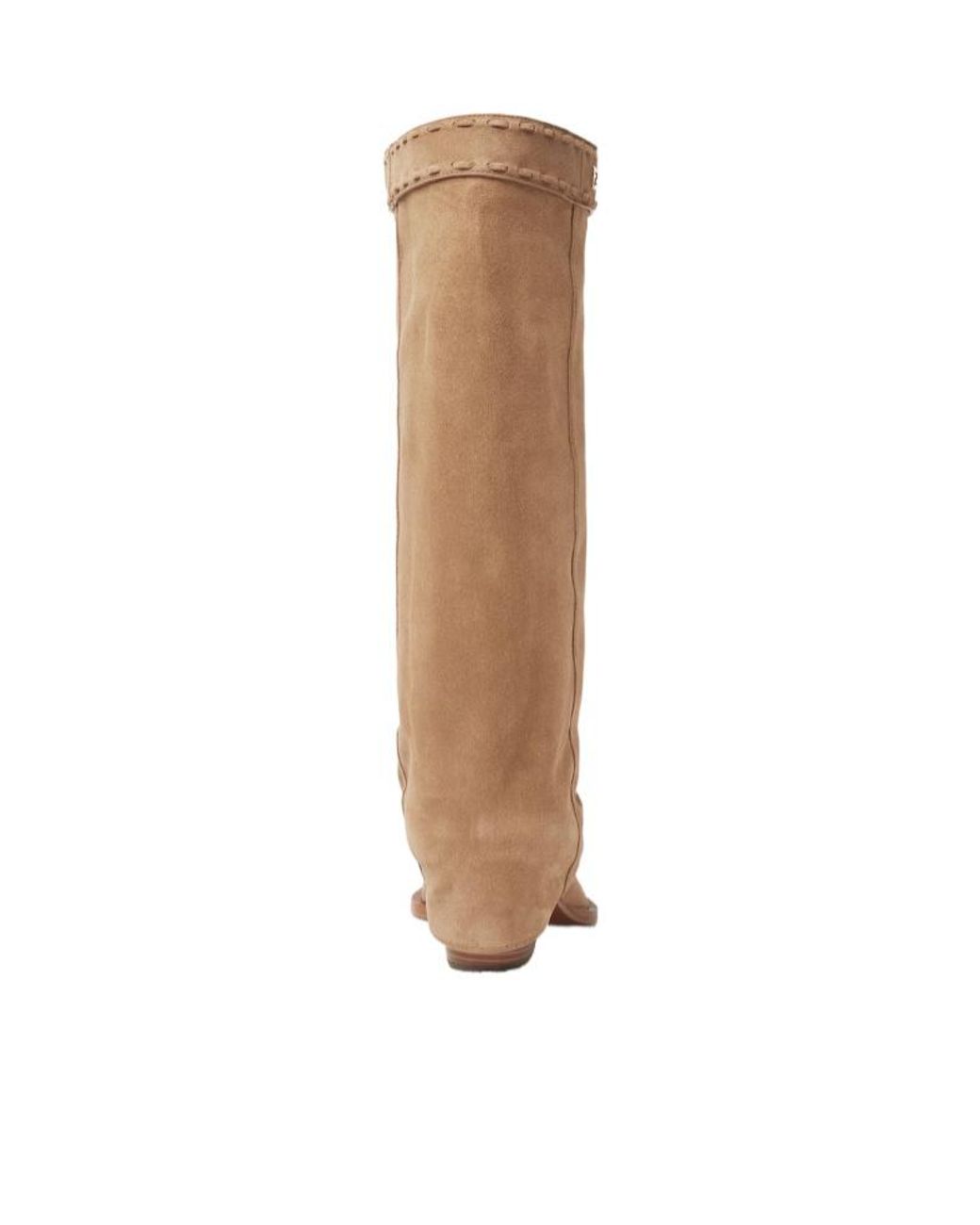Fendi Brown Minerva Square-Toe Knee-High Boots